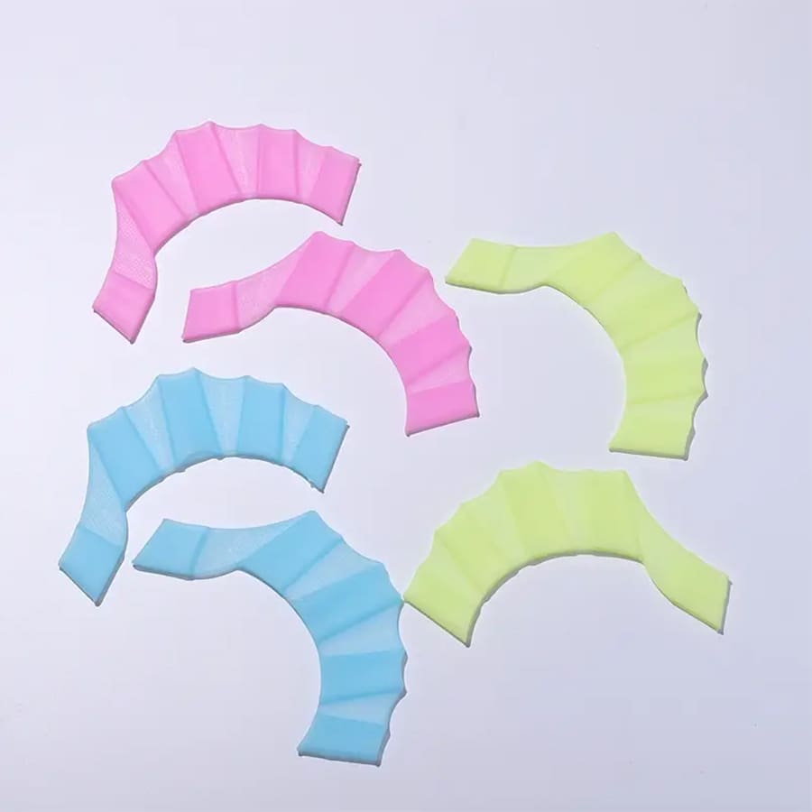 1 đôi Silicone Tay Phụ kiện Đối với Ngoài trời Lặn Bơi lội - Màu xanh lam - Xem 7