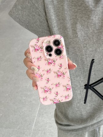 Vintage Floral Pattern Phone Case Compatible With IPhone 17 Pro Max, 16e, 15 Plus, 14 Pro Max, 13 Pro, 12, 11 Pro Max
