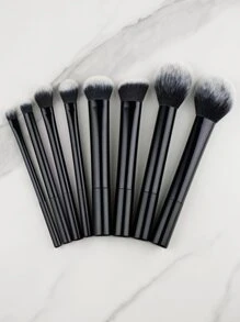Kit di 8 pennelli per il trucco professionale di alta qualità e luccicanti di colore nero che include pennelli per cipria, fard, contouring, ombretto e illuminante con materiale per un look trucco impeccabile pennello trucco
pennelli trucco
pennelli occhi