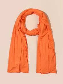 Seidenes, einfarbiges Kopftuch, langer Schal, minimalistischer Stil, perfekt als täglicher Stirnband-Kopfschmuck, weiches Hidschab, klassisches Turban-Accessoire für Abaya-Kleidung - Babyblau - Übersicht 15