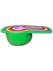 Kit De Colheres Medidoras Cozinha Culinária Confeitaria - 250ml,125ml,85ml,60ml,15ml,7ml - Multicolorido - Visão 5