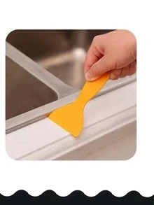 2入組黃色的迷你刮板適用於汽車玻璃著色,去除膠水,手機膜安裝工具 - 黃色 - 查看 5