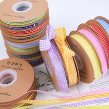 1 Cuộn Ruy Băng Họa Tiết Lưới Để Trang Trí Bánh Nướng, Nơ & Bó Hoa & Gói Quà Giáng Sinh Ruy Băng Trang Trí - màu đen - Xem 5