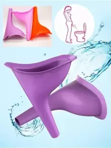 Urinoir féminin portable, entonnoir d'urine multifonctionnel pour femme pour un usage en voyage et à l'extérieur, équipement de camping