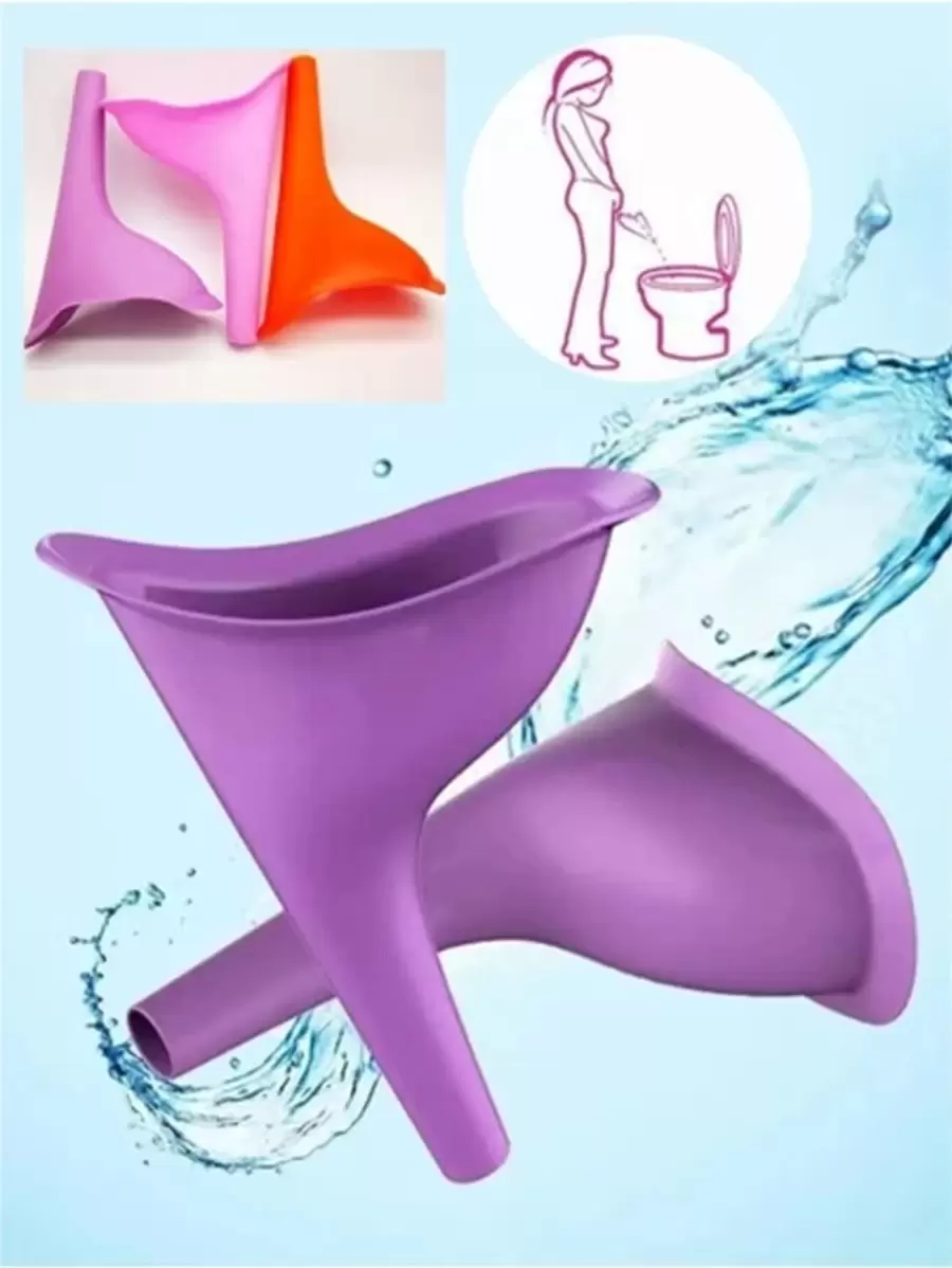Urinoir féminin portable, entonnoir d'urine multifonctionnel pour femme pour un usage en voyage et à l'extérieur, équipement de camping