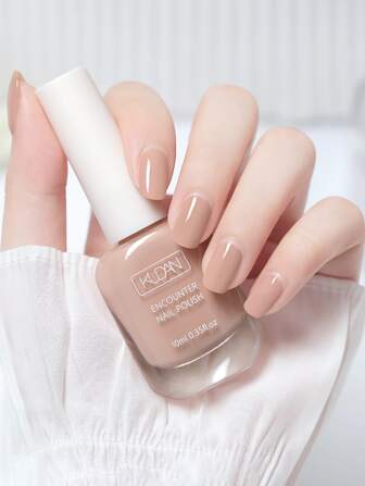 40色速干持久无异味水性可撕指甲油，无需烘烤，适合夏季，提亮肤色，适合女性和女孩 - 春、夏、秋、冬新款指甲油，四季皆宜 - 女士和女孩的完美之选，情人节、万圣节、圣诞节的最佳礼物 - 浅粉色指甲油