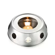 Stainless Steel Tea Heater, Candle Heating Tea Warmer, Glass Kettle Base For Home, Hotel, Tea Stove Back To School