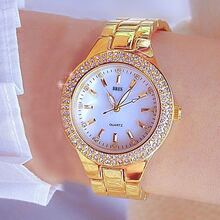 BRES Relojes Quartz de Mujer Casual Glamour - Dorado - Ver 1