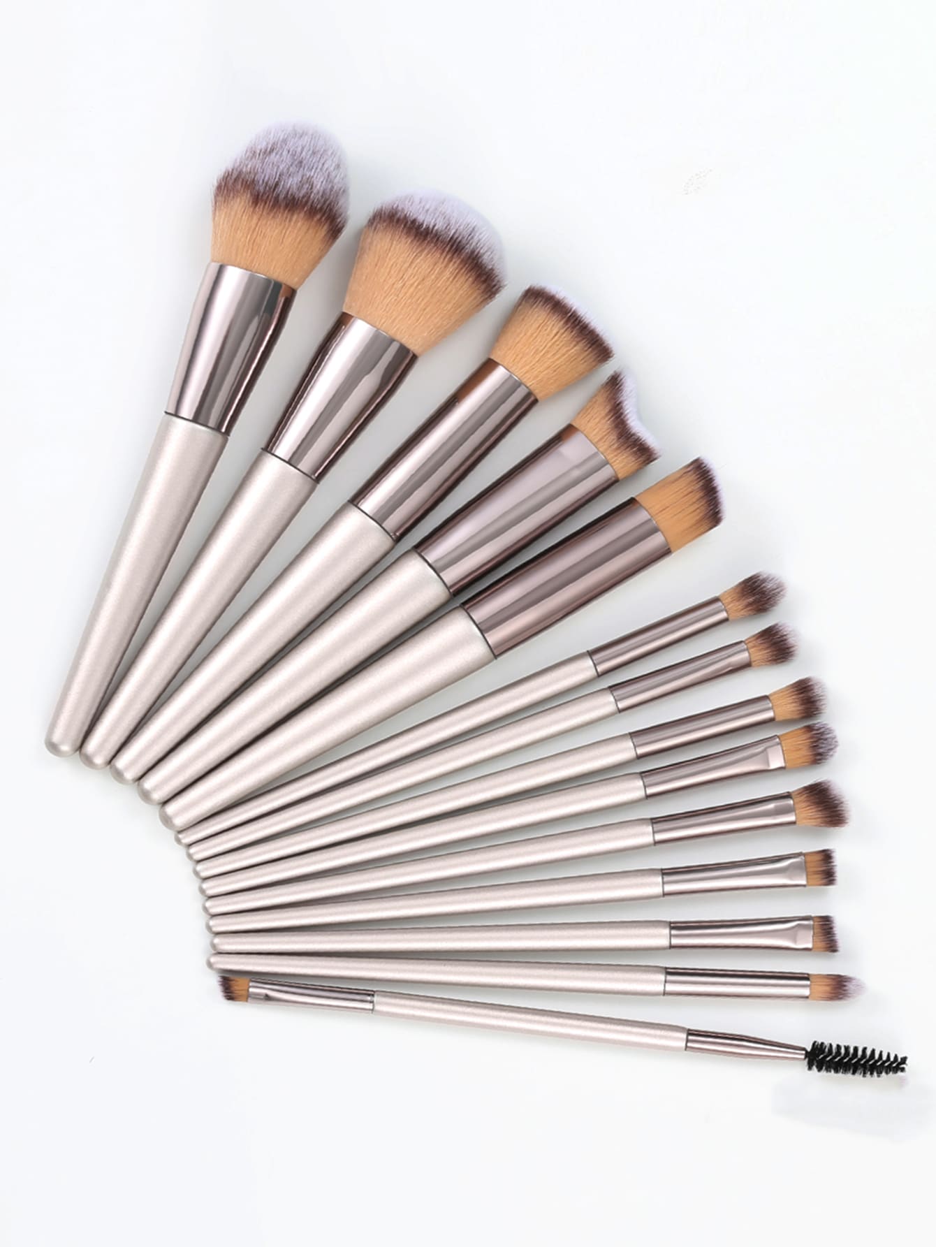 14pcs Makeup Brush Sets Premium Synthetic Hair Eyeshadow Blending Brush Sets Cosmetics Tools For Face And Eyes