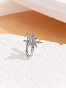 復古風格非穿刺鼻夾夾鉗適合女士,男士,無孔需要