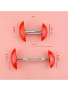 1pair ABS Shoes Accessories, Red Adjustable Shoe Spreader For Pumps - Red - View 5