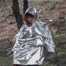 Nhiều màu Di động ngoài trời Sơ cứu Áo mưa Dài Xe đạp Dày Phản chiếu Chống gió Khẩn cấp Đi bộ du lịch Đa chức năng Áo mưa - Nhiều màu - Xem 6