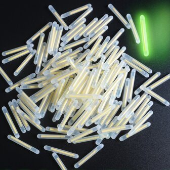 100入組4.5mm 螢火蟲螢光棒燈釣漂燈暗光棒實用釣魚螢光棒