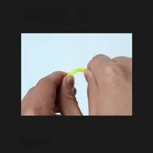 100入組4.5mm 螢火蟲螢光棒燈釣漂燈暗光棒實用釣魚螢光棒 - 黃色 - 查看 2