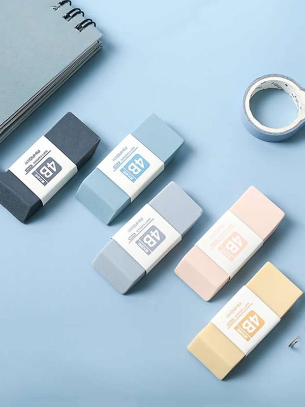 1pc Random Solid Color Eraser
