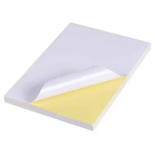 50 Sheets A4 Self-adhesive White Sticker Paper - White - View 4