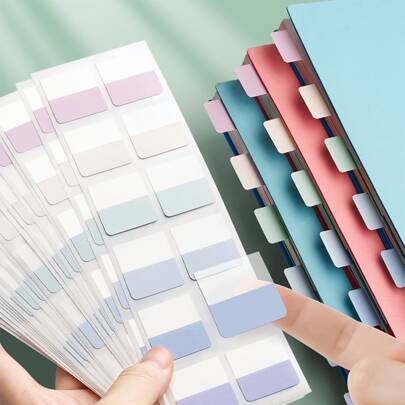 60/120/240 חתיכות של תגי אינדקס דביקים, תוויות קבצים ניתנות לכתיבה ולשימוש חוזר, תגי סימון דפים צבעוניים, מתאים לקריאת הערות, ספרים וארגון קבצים, צמיגות נמוכה, לא פוגע בנייר