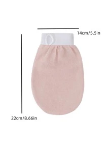 纯色单层去角质手套 家居浴室装饰 秋季装饰 返校季