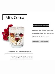 1 chiếc Vắt nến họa tiết hoa, Nến trang trí nhà bằng thạch lãng mạn - Nhiều màu - Xem 5