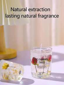 1 chiếc Vắt nến họa tiết hoa, Nến trang trí nhà bằng thạch lãng mạn - Nhiều màu - Xem 4