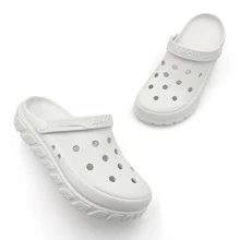 Amoji Men's Garden Clogs Shoes Gardening Shoes Summer Clogs Shower Sandals Yard Shoes CL212 - trắng - Xem 6
