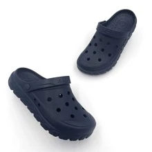 Amoji Men's Garden Clogs Shoes Gardening Shoes Summer Clogs Shower Sandals Yard Shoes CL212 - Navy Blue - View 6