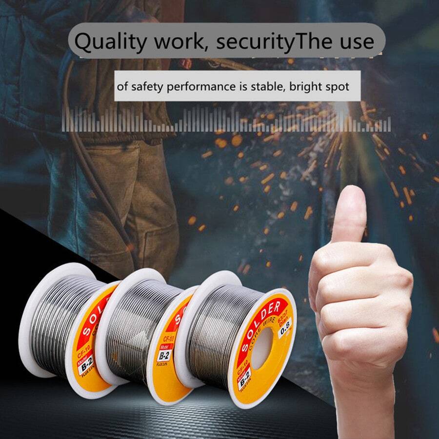 NEW FLUX 2.0% 45FT Tin Lead Tin Wire Melt Rosin Core Solder Soldering ...