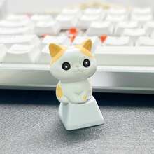 Cat Decor 专业键帽 - 彩色 - 查看 4