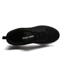 Women's Sports Casual Shoes, Knitting Mesh Breathable Soft Sole Lightweight Fitness Running Shoes, Ladies Travel Shoes, Walking Shoes