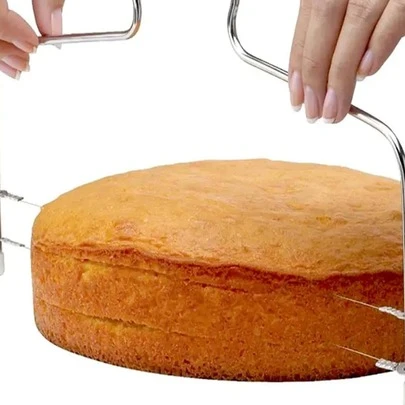 1入組蛋糕分離器切片機,蛋糕多層分離器,切面包刀,烘焙工具