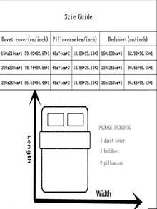 水洗荷叶边床上用品套装 4 件套