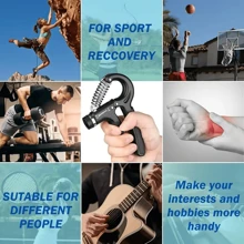 1/2/5 pièces Entraîneur de force de préhension pour hommes, renforçateur de préhension professionnel pour les doigts, la réhabilitation des muscles du bras, l'exercice de la force du poignet. Accessoires de fitness pour la gym