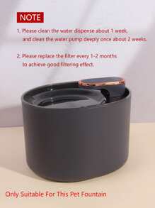 2pcs Pet Waterer Filter - Black and White - View 4