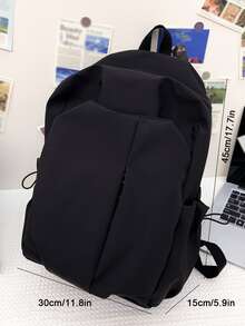 Không giới tính Dung lượng lớn Ba lô chức năng - màu đen - Xem 4