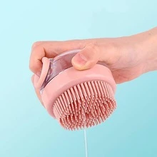 1pc Pink Pet Bath Brush - Pink - View 5