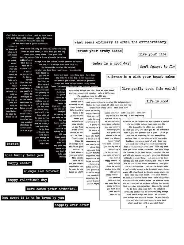 8pcs/Set Quotes Stickers Sheets For Journaling, Vintage Scrapbooking Supplies Kit For Adults, Small Conversation Stickers, Phrase Word Pad, DIY Word Pad For Junk Journal Planners, Collage, Aesthetic Embellishment Album