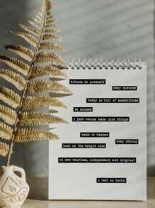 Bộ 8 tờ nhãn dán trích dẫn để ghi nhật ký, Bộ dụng cụ làm sổ lưu niệm cổ điển dành cho người lớn, Nhãn dán trò chuyện nhỏ, Bảng từ vựng cụm từ, Bảng từ vựng tự làm cho sổ kế hoạch tạp chí, Ảnh ghép, Album trang trí thẩm mỹ - Đen và trắng - Xem 6