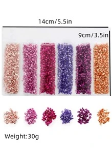 破玻璃石頭樹脂充填料水晶UV滴膠填充物手工製作美甲裝飾手工製作珠寶製作模具充填料適用於風景 - 彩色 - 查看 4