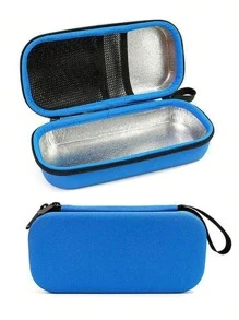 轻便便携的胰岛素冷藏袋，带拉链的药品储存整理器，适合旅行返校午餐盒午餐袋返校用品便当盒午餐袋家庭必需品午餐套装冷藏盒午餐盒袋