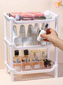 1 件 3 层桌面收纳架，厨房/浴室柜台收纳架 - 白色 - 查看 1