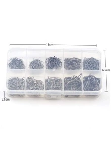 500pcs/set Barbed Fishing Hook Set - Multicolor - View 3
