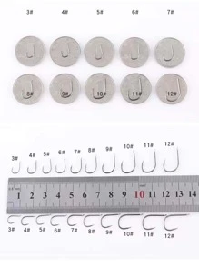 500pcs/set Barbed Fishing Hook Set - Multicolor - View 6