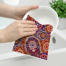 Kc毛巾-波西米亞風格-8-2 - 棕色 - 查看 3