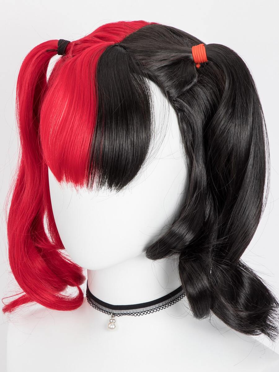 Pelucas De Dibujos Animados Rojo Y Negro 104 - Multicolor - Ver 1