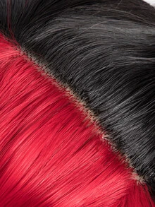 Pelucas De Dibujos Animados Rojo Y Negro 104 - Multicolor - Ver 6