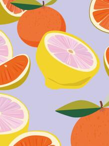 3入組水果樣式無框畫 - 彩色 - 查看 4