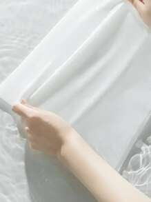 压缩一次性毛巾旅行便携洁面巾加厚干湿两用旅行一次性用品旅行酒店必备户外用品房间用品沙滩旅行迷你经期一次性用品浴室配件 - 白色 - 查看 5