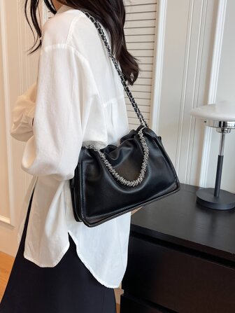 新風格女士單肩包帶鏈子帶