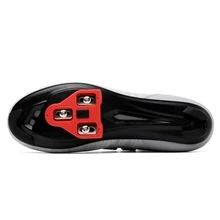 Unisex Peloton & Spd Compatible Road Cycling Shoes,indoor Cycling Shoes With Cleat For Bike Racing, Including Anti-slip Board - Light Grey - View 3