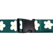 1pc 2m Green High Quality Digital Printing Adjustable Luggage Strap Packing Belts Travel Suitcase Plastic Buckle Strap Luggage Packing Strap Travel Bag Holder Strap For Travel Flight Business Trip Holiday For Suitcase Backpack Bag For School School Accessories School Stuff